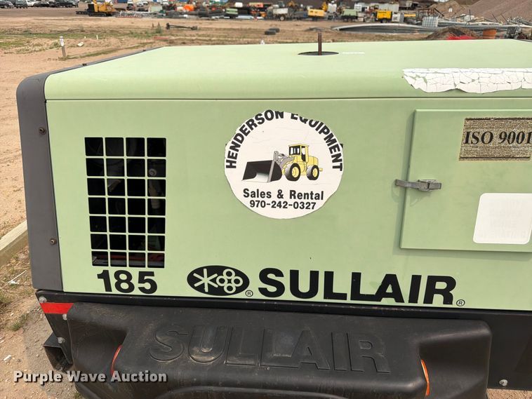 image for item EW2149 2014 Sullair 185DPQ CAi4 EPA air compressor