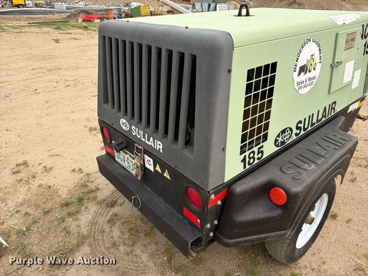 image for item EW2149 2014 Sullair 185DPQ CAi4 EPA air compressor