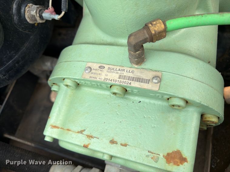 image for item EW2149 2014 Sullair 185DPQ CAi4 EPA air compressor