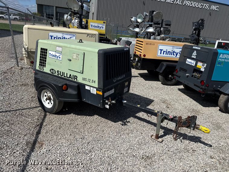 image for item EW4368 Sullair 185DPQ air compressor