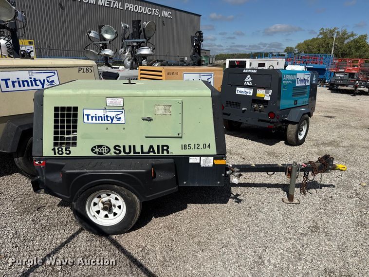 image for item EW4368 Sullair 185DPQ air compressor