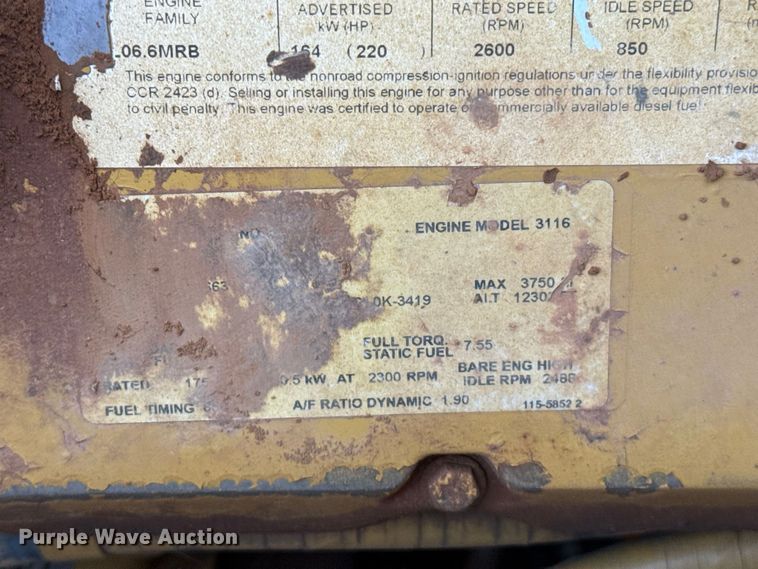 image for item EW8773 2008 Caterpillar 613C II elevating scraper
