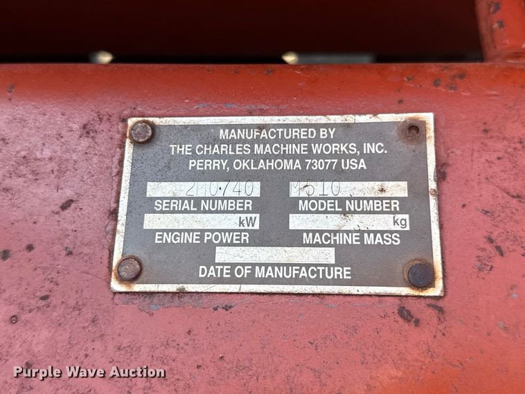 image for item EW8774 1995 Ditch Witch 5110DD trencher