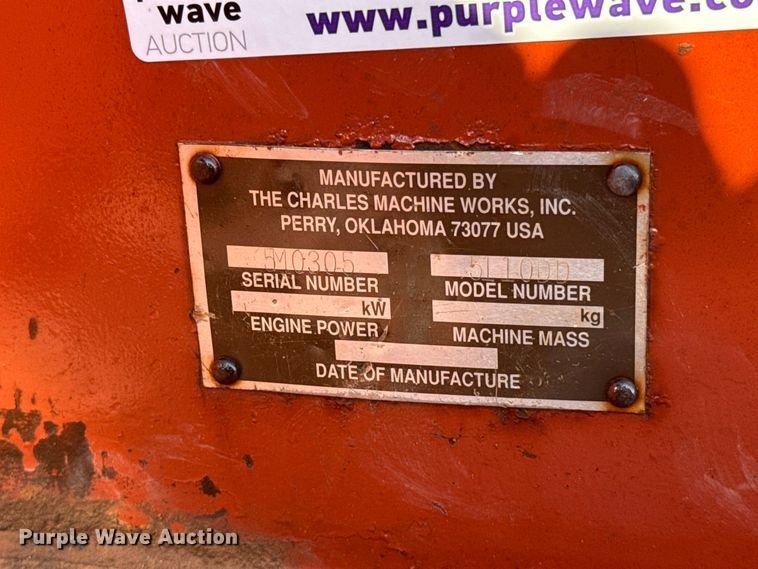 image for item EW8774 1995 Ditch Witch 5110DD trencher