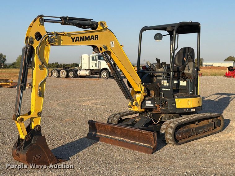 2017 Yanmar VIO35-6A mini excavator