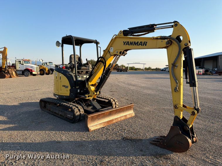 image for item EW8780 2017 Yanmar VIO35-6A mini excavator