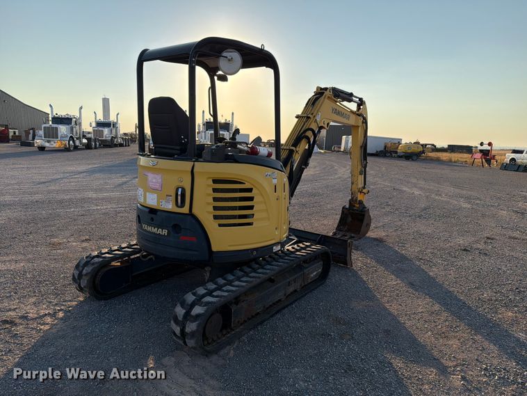 image for item EW8780 2017 Yanmar VIO35-6A mini excavator