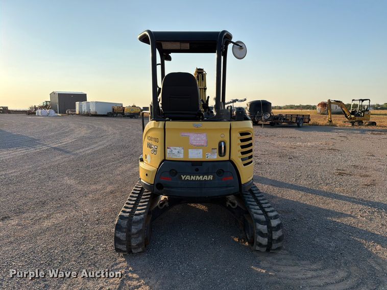 image for item EW8780 2017 Yanmar VIO35-6A mini excavator