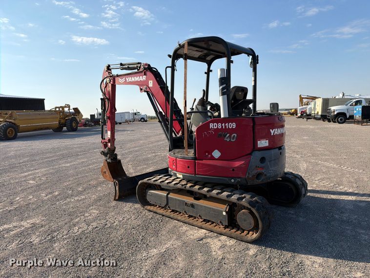 image for item EW8781 2021 Yanmar SV40 mini excavator