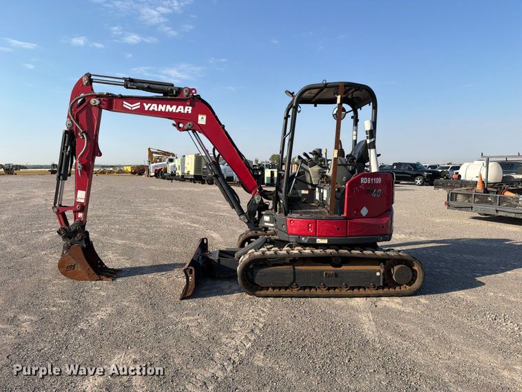 image for item EW8781 2021 Yanmar SV40 mini excavator