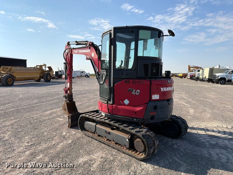 image for item EW8782 2021 Yanmar SC40 mini excavator