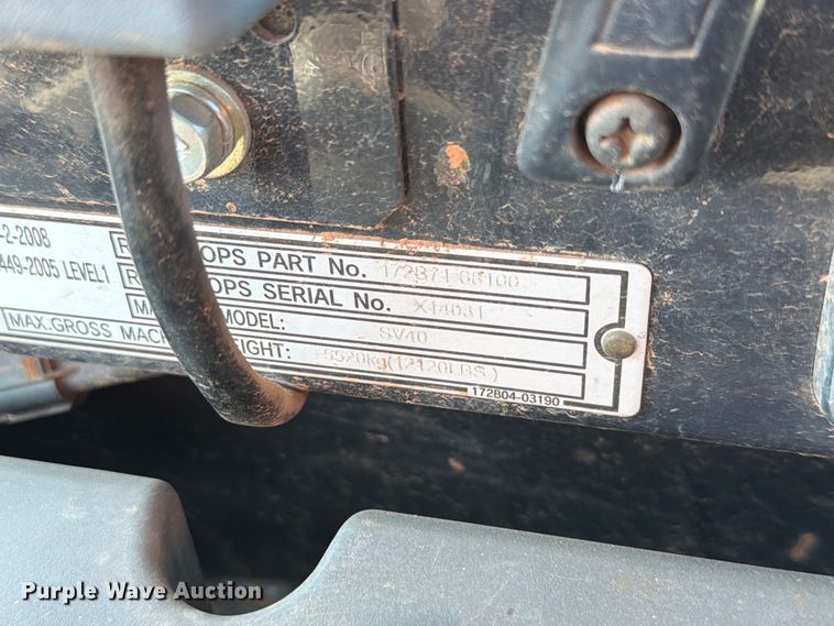 image for item EW8782 2021 Yanmar SC40 mini excavator