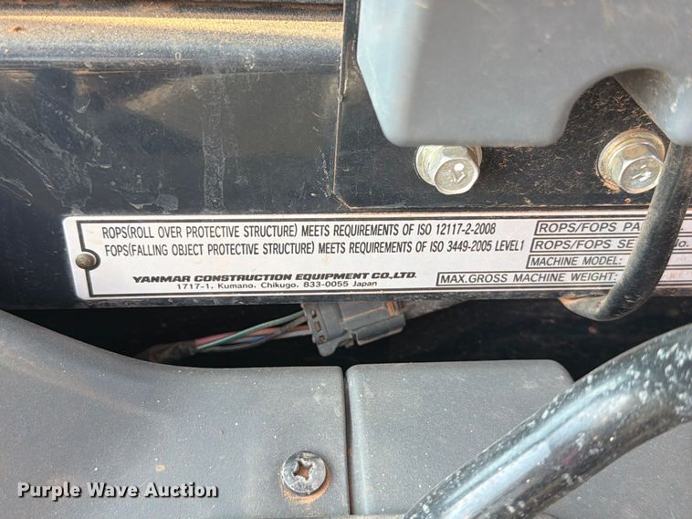image for item EW8782 2021 Yanmar SC40 mini excavator