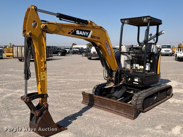 2018 Sany SY35U mini excavator