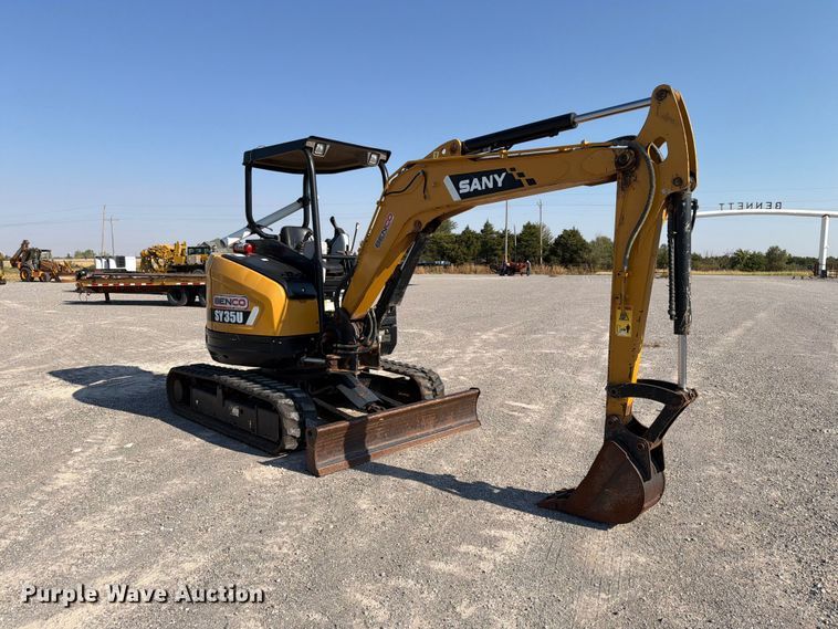 image for item EW8783 2018 Sany SY35U mini excavator