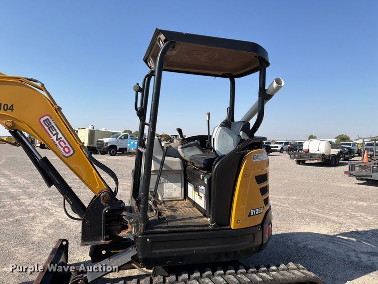 image for item EW8783 2018 Sany SY35U mini excavator