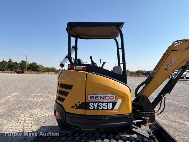 image for item EW8783 2018 Sany SY35U mini excavator