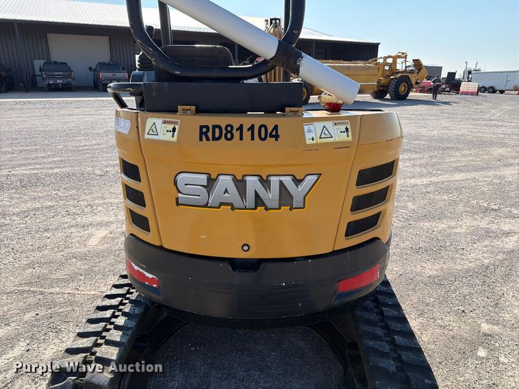 image for item EW8783 2018 Sany SY35U mini excavator