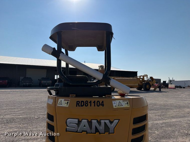 image for item EW8783 2018 Sany SY35U mini excavator