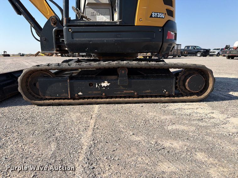 image for item EW8783 2018 Sany SY35U mini excavator