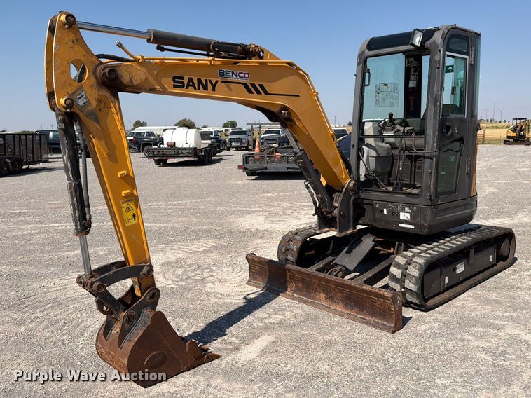 2016 Sany SY35U mini excavator