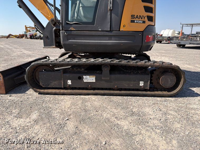 image for item EW8784 2016 Sany SY35U mini excavator