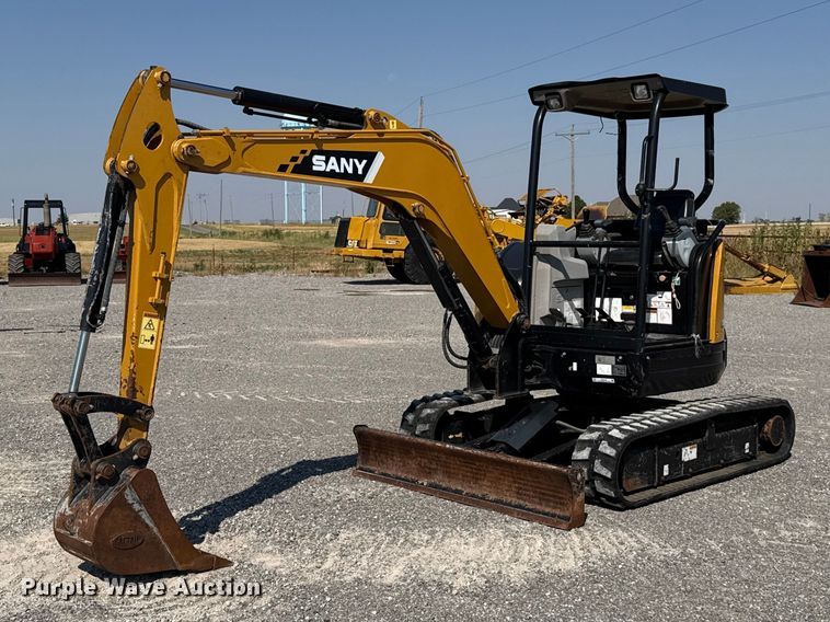 2018 Sany SY35U mini excavator