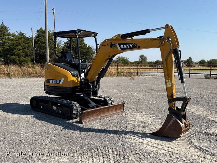image for item EW8785 2018 Sany SY35U mini excavator