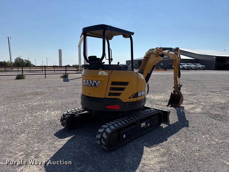 image for item EW8785 2018 Sany SY35U mini excavator
