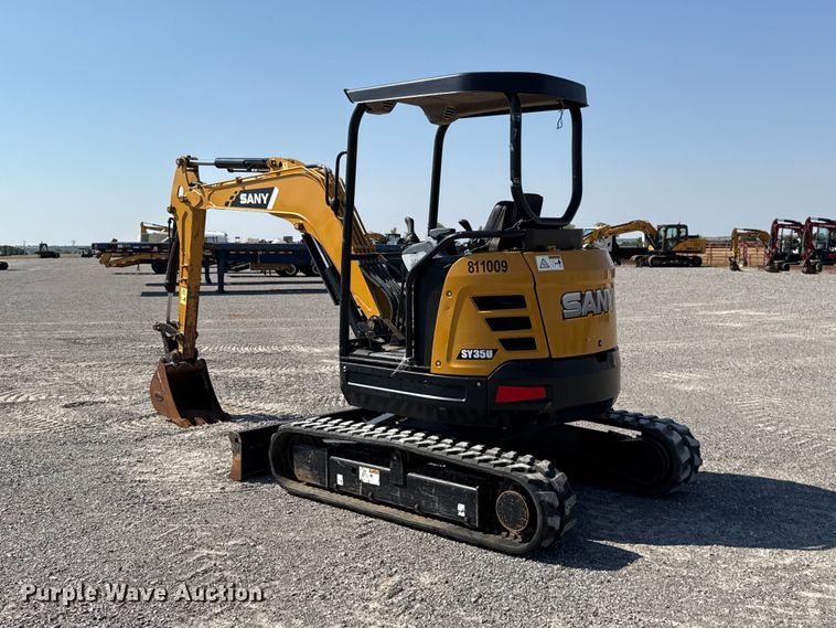 image for item EW8785 2018 Sany SY35U mini excavator