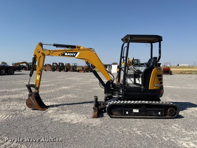 image for item EW8785 2018 Sany SY35U mini excavator