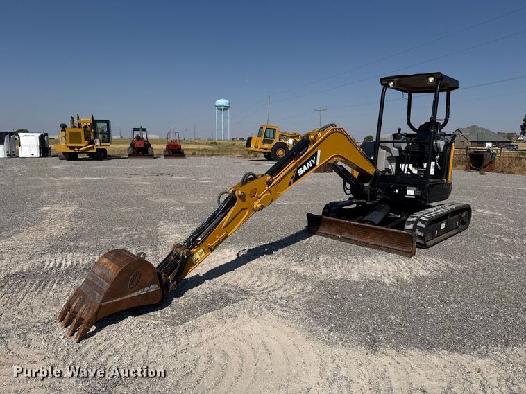 image for item EW8785 2018 Sany SY35U mini excavator