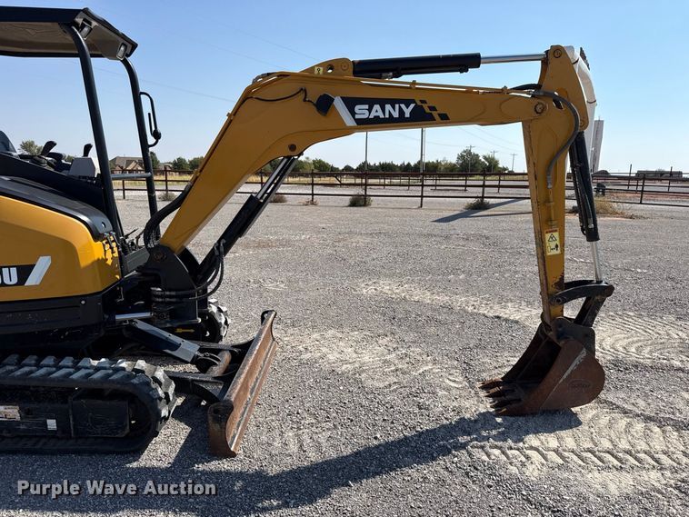 image for item EW8785 2018 Sany SY35U mini excavator