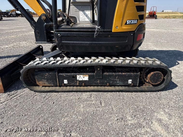 image for item EW8785 2018 Sany SY35U mini excavator