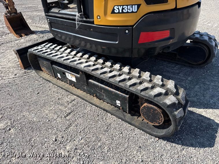 image for item EW8785 2018 Sany SY35U mini excavator