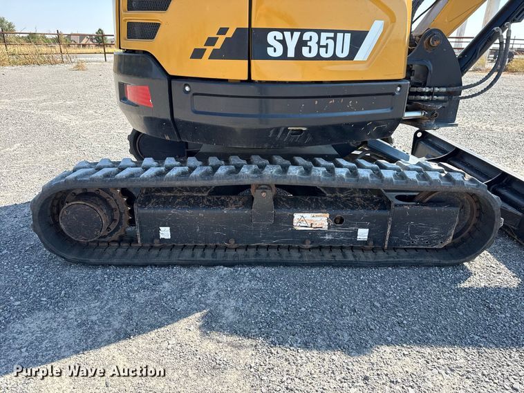 image for item EW8785 2018 Sany SY35U mini excavator