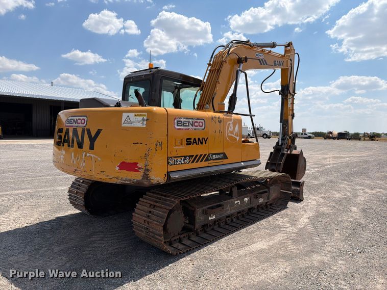 image for item EW8786 2016 Sany SY135C excavator