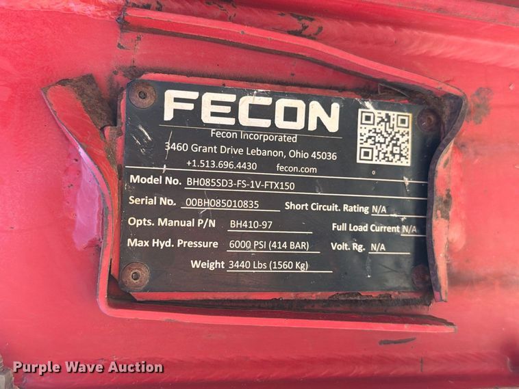 image for item EW8787 2019 Fecon FTX150T4-20SST forestry mulcher