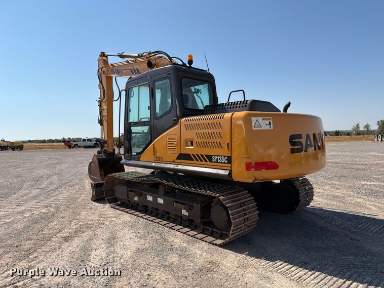 image for item EW8792 2016 Sany SY135C excavator