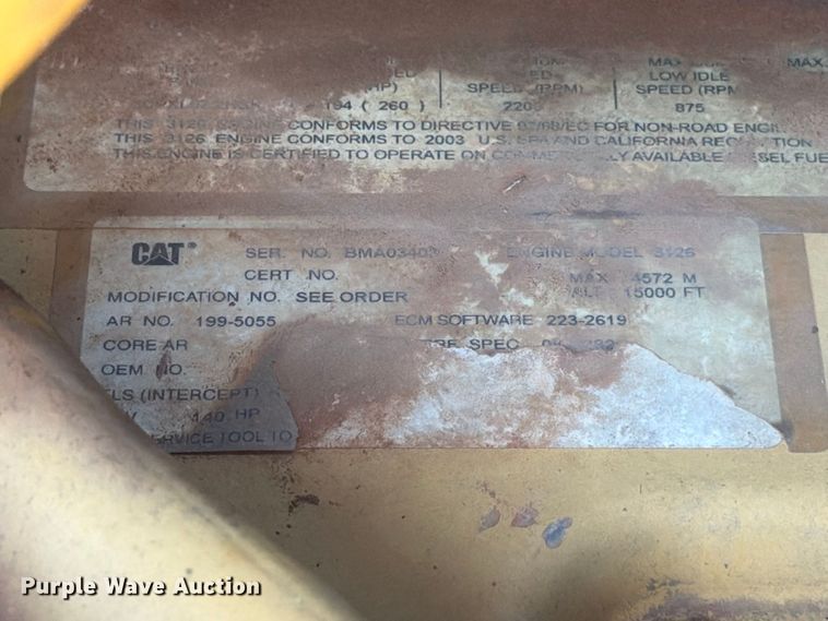 image for item EW8794 2003 Caterpillar 120H motor grader