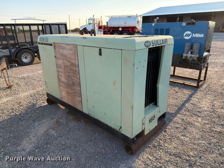 image for item EW8800 SULLAIR 185 air compressor