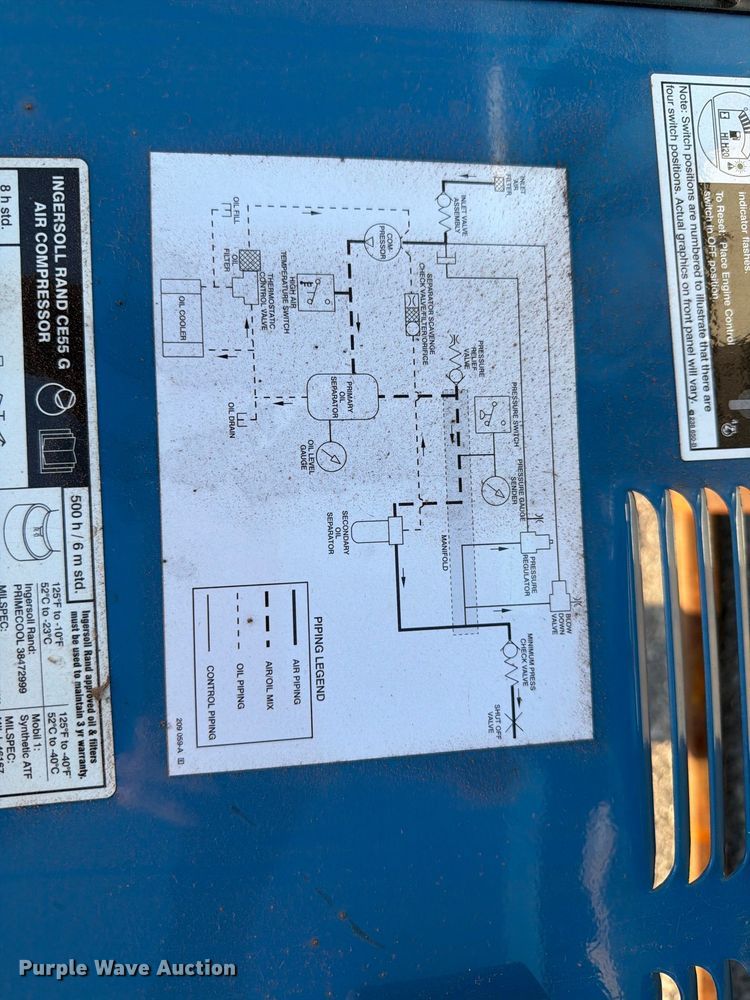 image for item EW8801 2011 Miller Big Blue Air pack welder