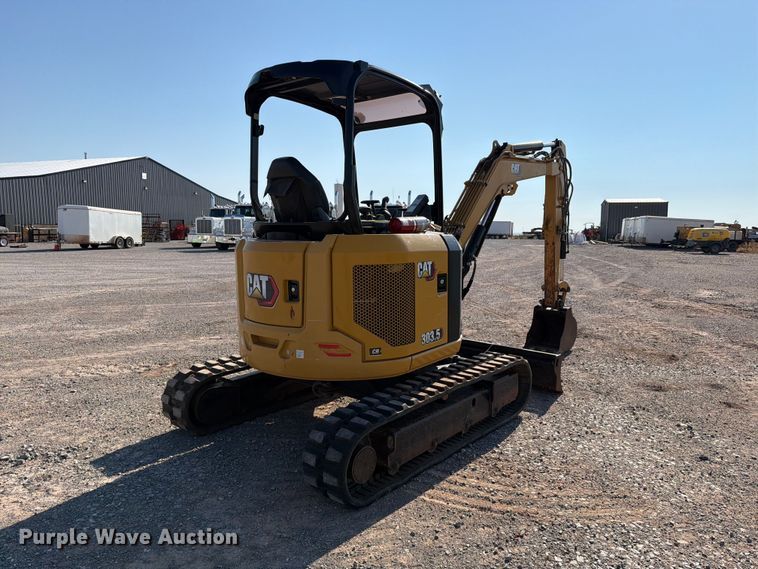 image for item EW8803 2021 Caterpillar 303.5CR mini excavator