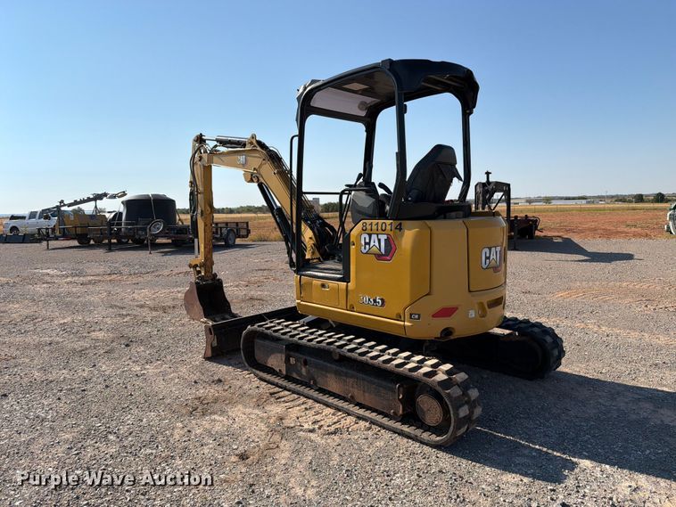 image for item EW8803 2021 Caterpillar 303.5CR mini excavator