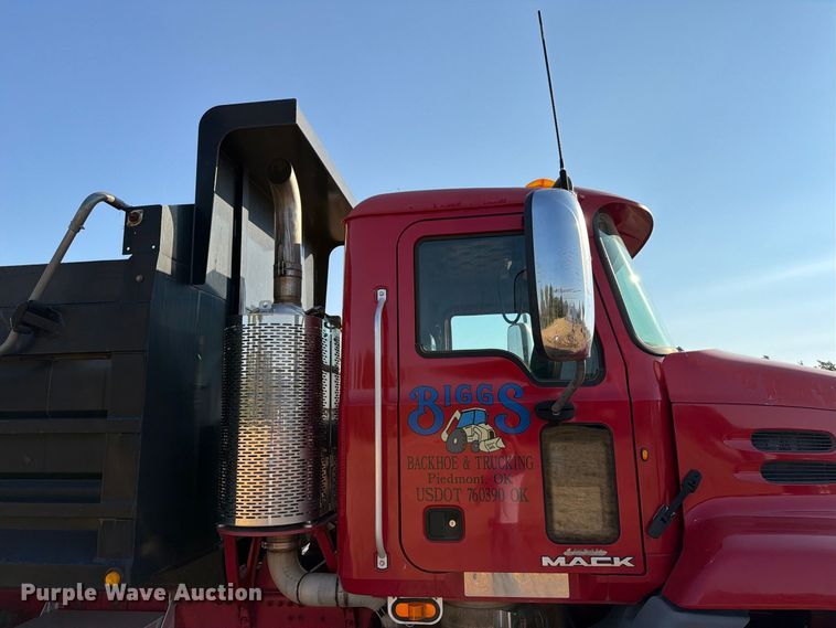 image for item EW8924 2013 Mack CXU613 dump truck