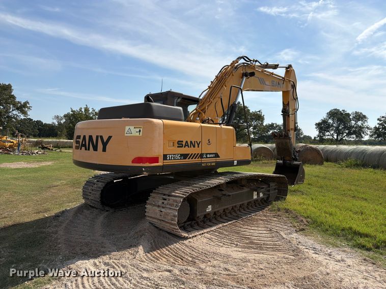image for item EX0522 2016 Sany SY215SCLC excavator