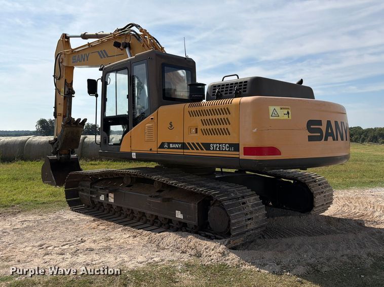 image for item EX0522 2016 Sany SY215SCLC excavator