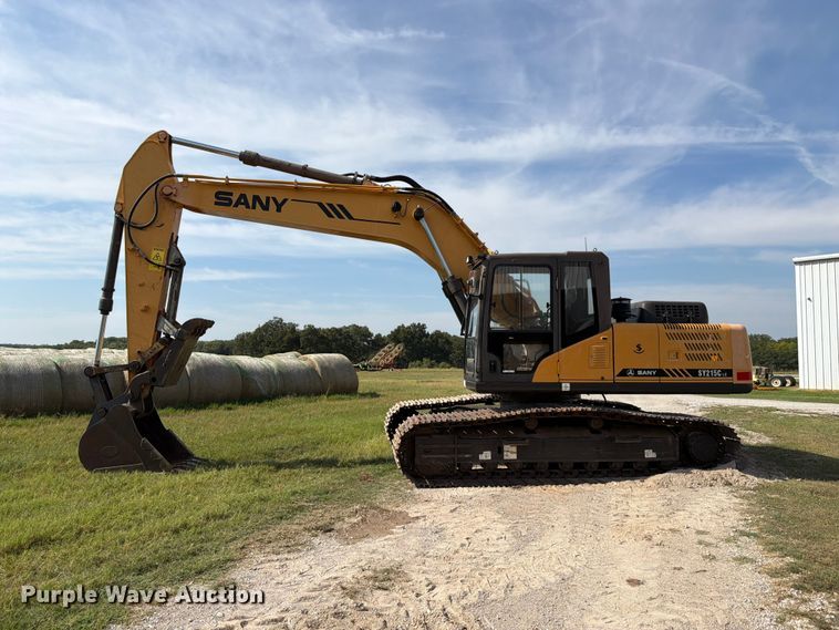 image for item EX0522 2016 Sany SY215SCLC excavator