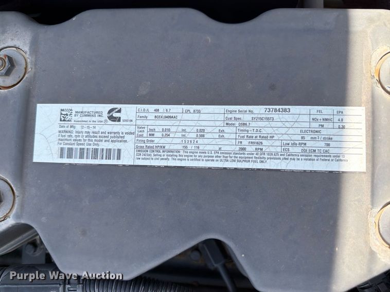 image for item EX0522 2016 Sany SY215SCLC excavator