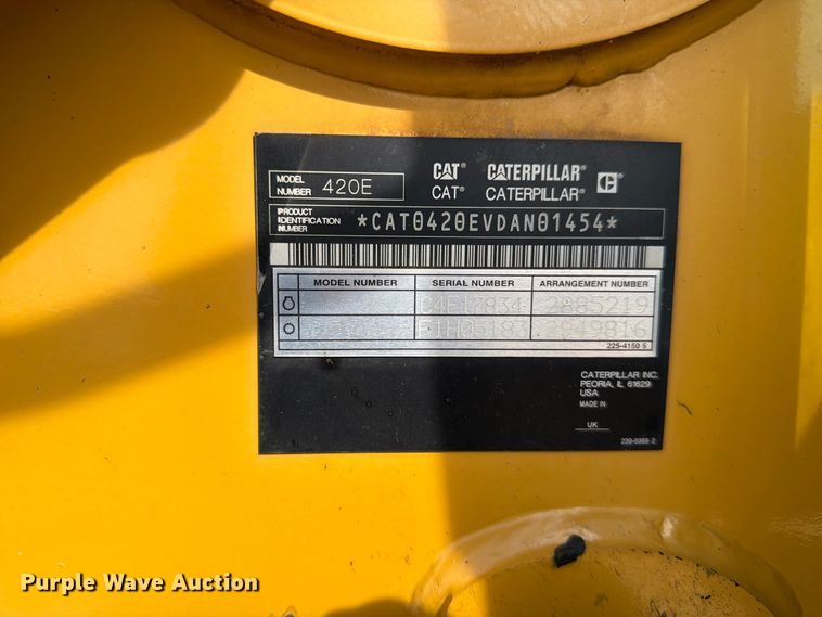 image for item EX0523 2011 Caterpillar 420E IT backhoe